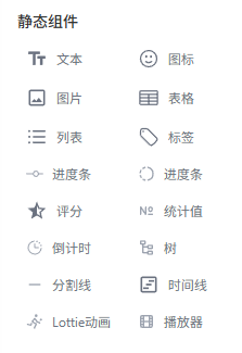 静态组件